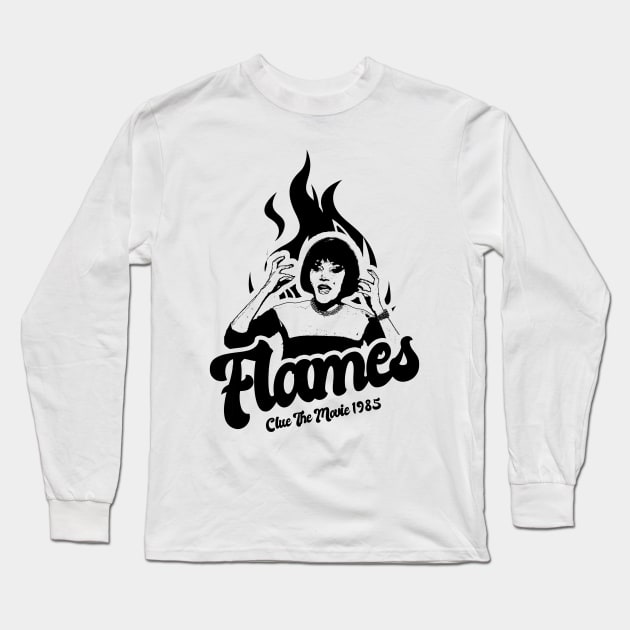 Flames Clue Movie Style Classic Long Sleeve T-Shirt by Hand And Finger